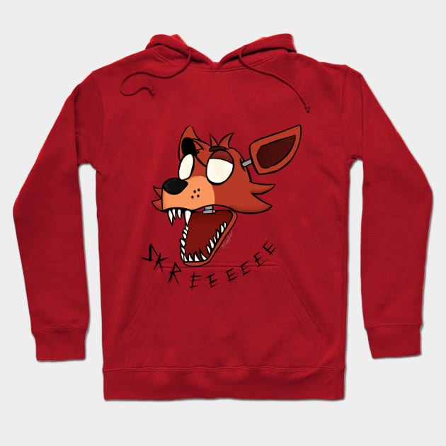 Foxy  Skree! Hoodie by GummyRaptor